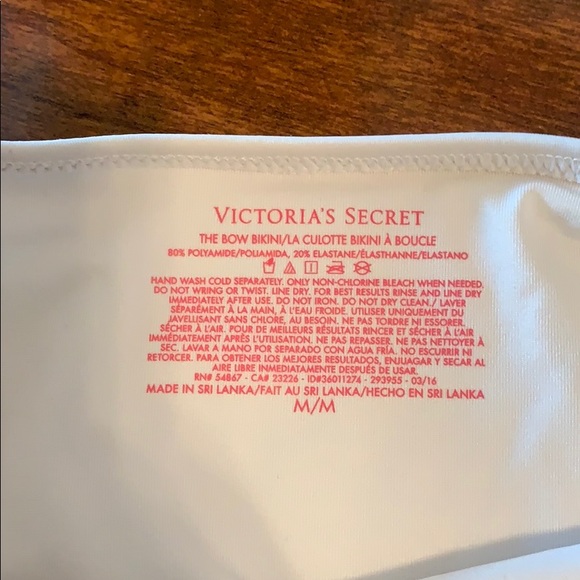Victoria secret white bikini bottom - Picture 3 of 3